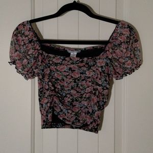 Floral Crop Top